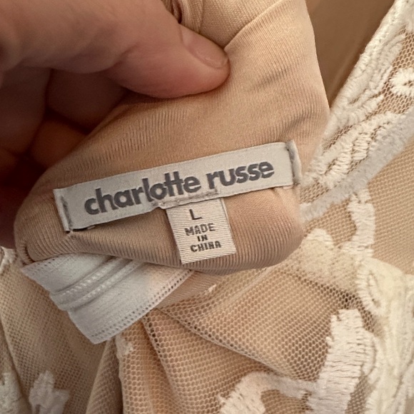 Elegant Ivory Cream Lace Dress bachelorette - Picture 6 of 9